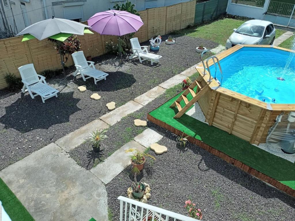 Villa Les Flamboyants Petit-Bourg Extérieur photo
